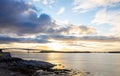 View of The Skye Bridge, a road bridge over Loch Alsh, Scotland, connecting the Isle of Skye to the island of Eilean BÃÂ n Royalty Free Stock Photo